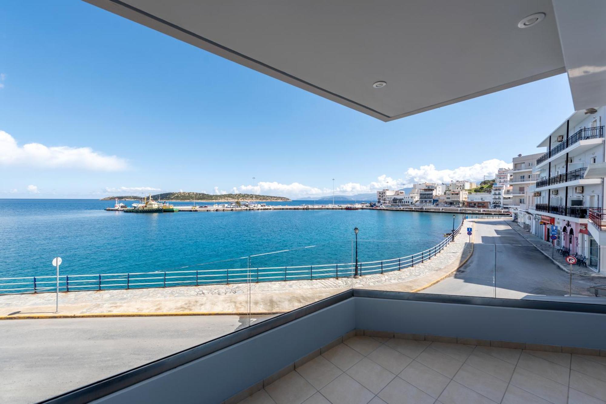 شقة Sea View Bliss 2Br Agios Getaway آغيوس نيكولاوس المظهر الخارجي الصورة