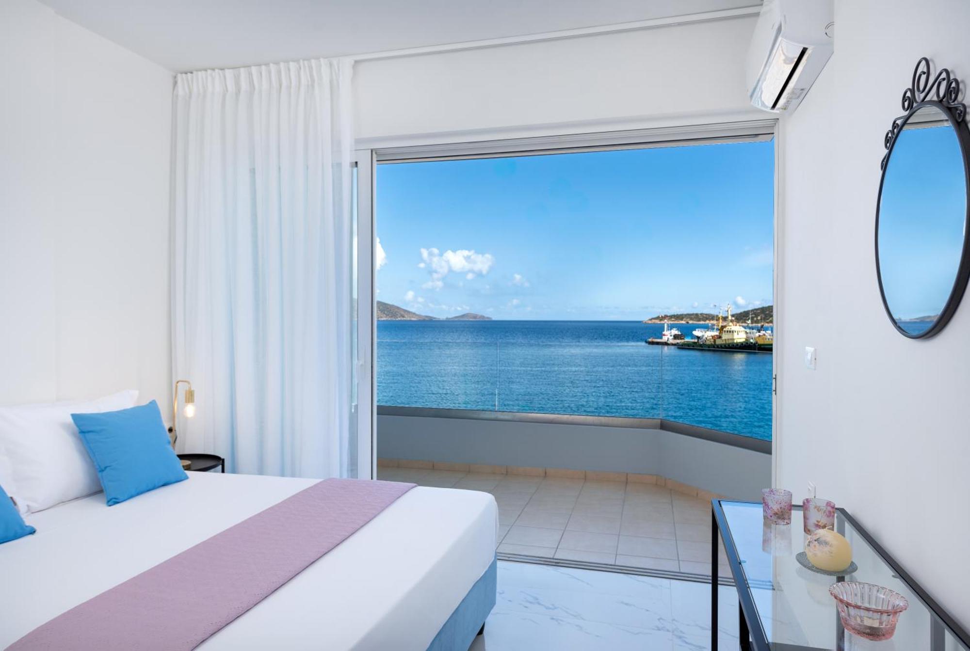شقة Sea View Bliss 2Br Agios Getaway آغيوس نيكولاوس المظهر الخارجي الصورة