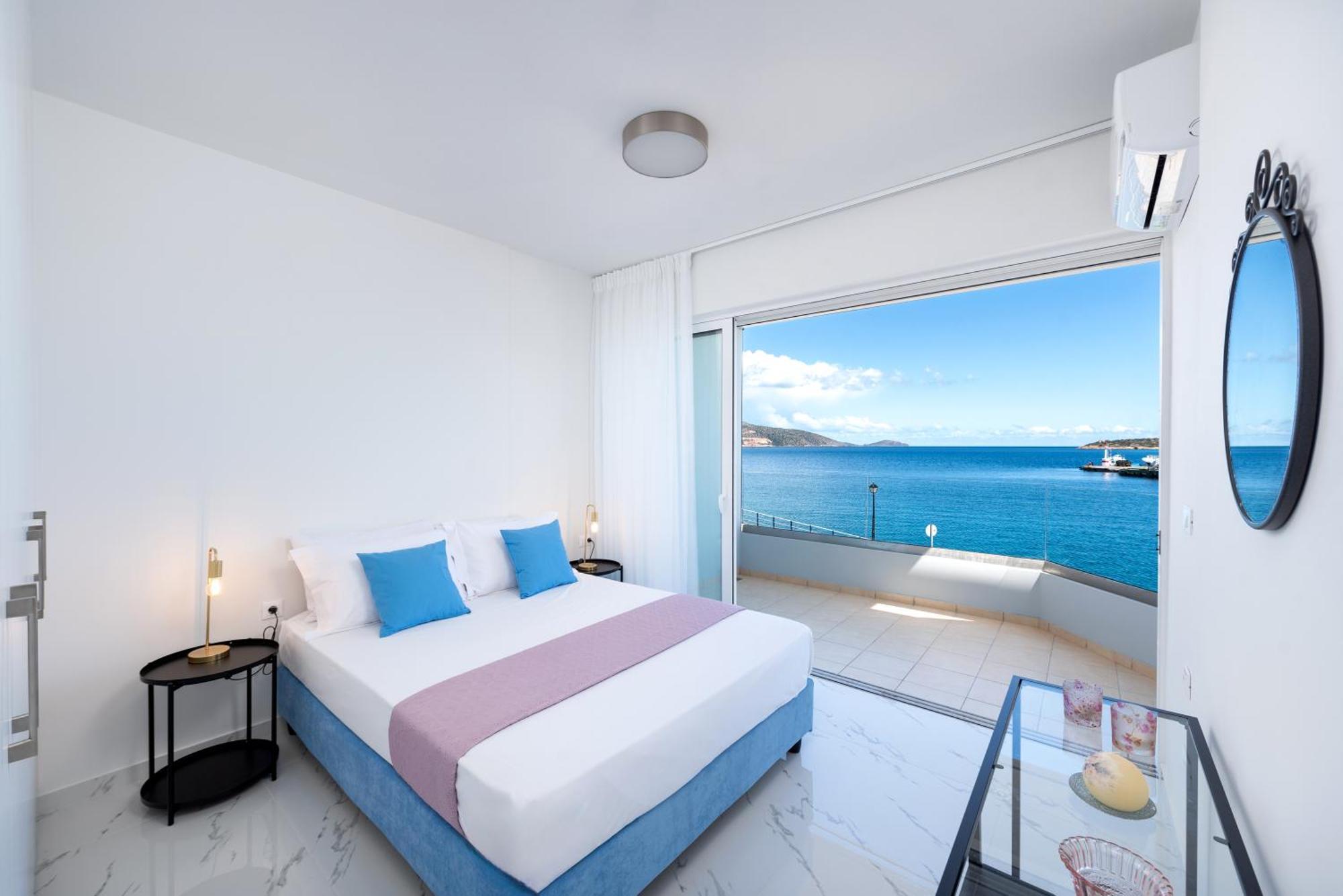 شقة Sea View Bliss 2Br Agios Getaway آغيوس نيكولاوس المظهر الخارجي الصورة