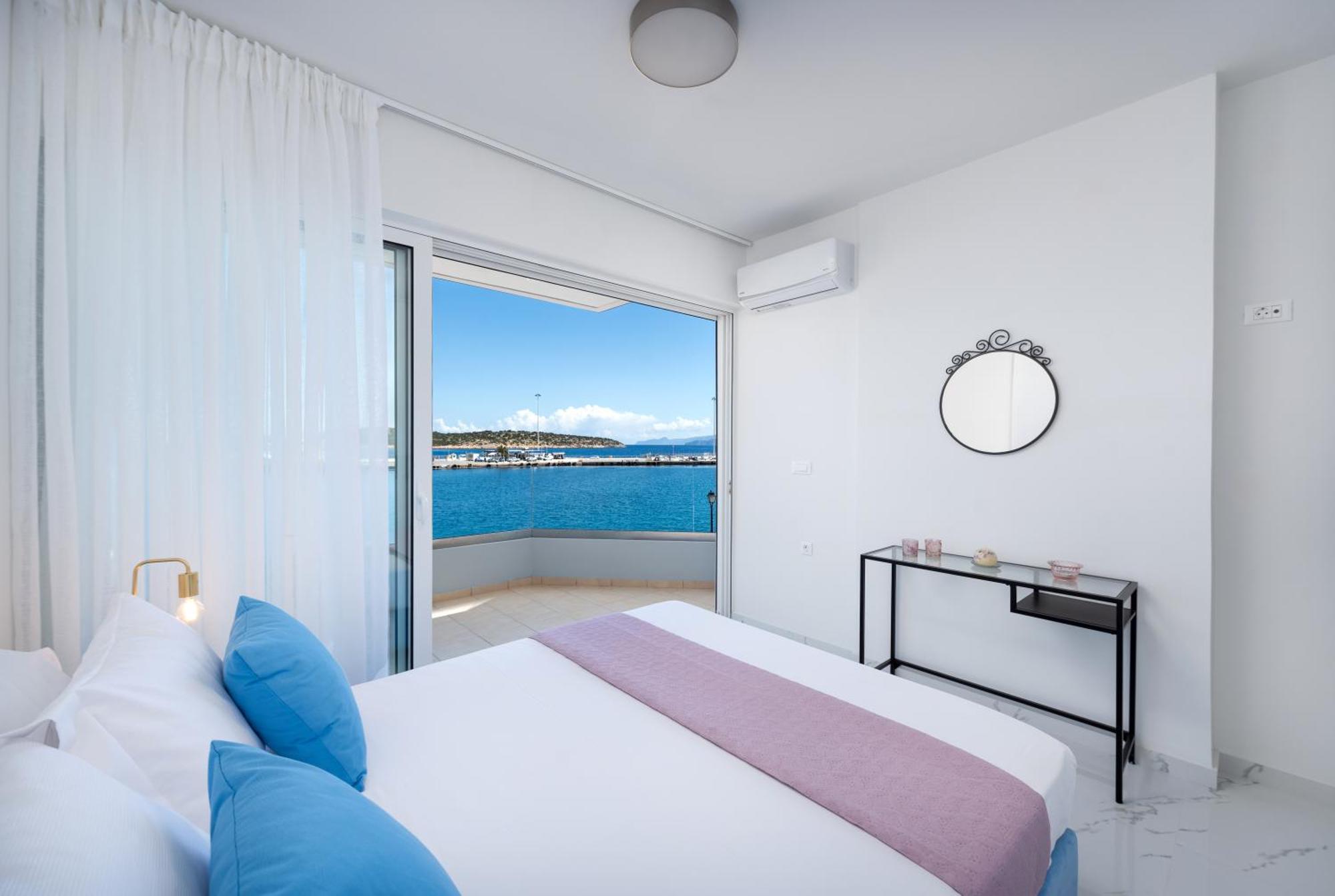 شقة Sea View Bliss 2Br Agios Getaway آغيوس نيكولاوس المظهر الخارجي الصورة