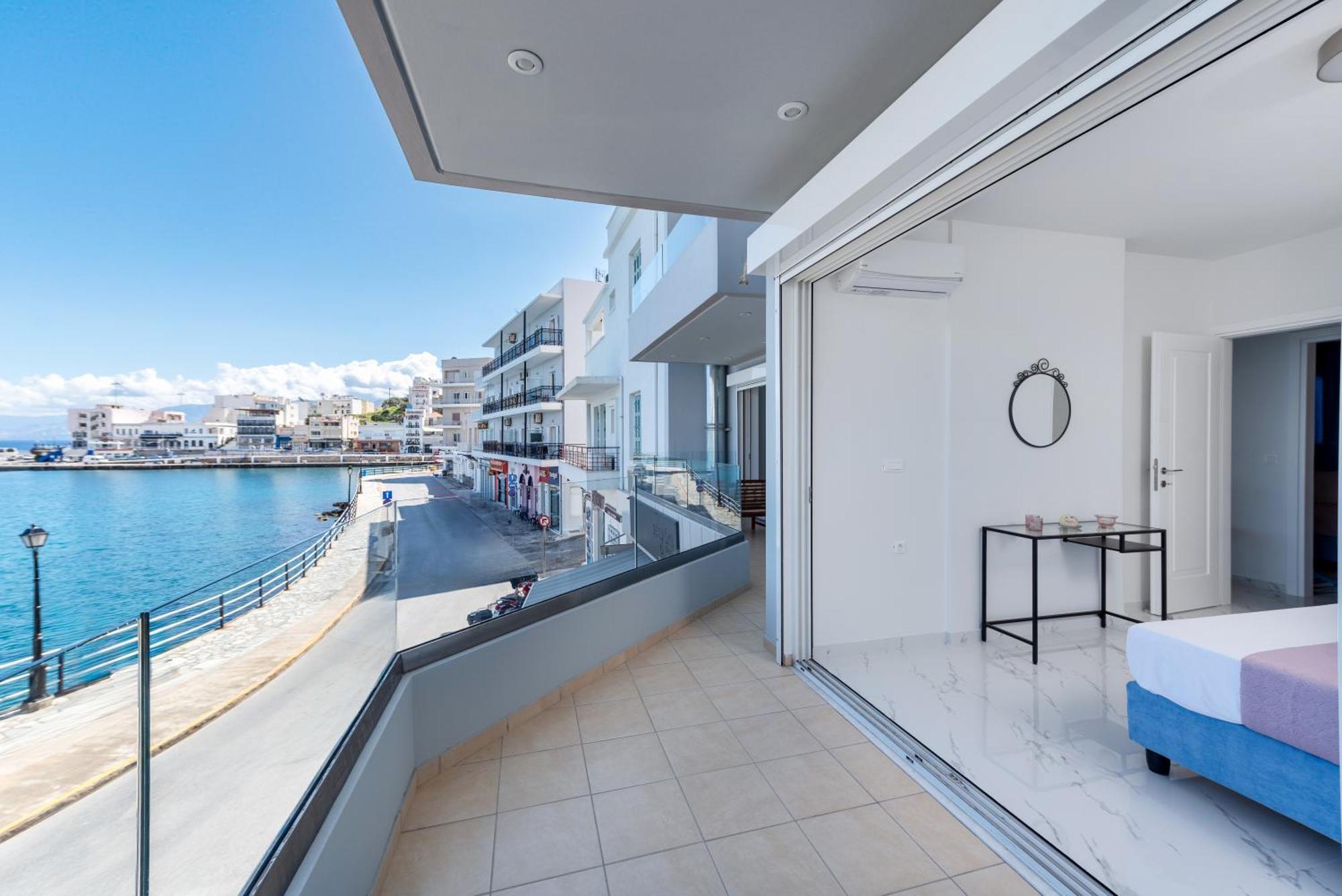 شقة Sea View Bliss 2Br Agios Getaway آغيوس نيكولاوس المظهر الخارجي الصورة